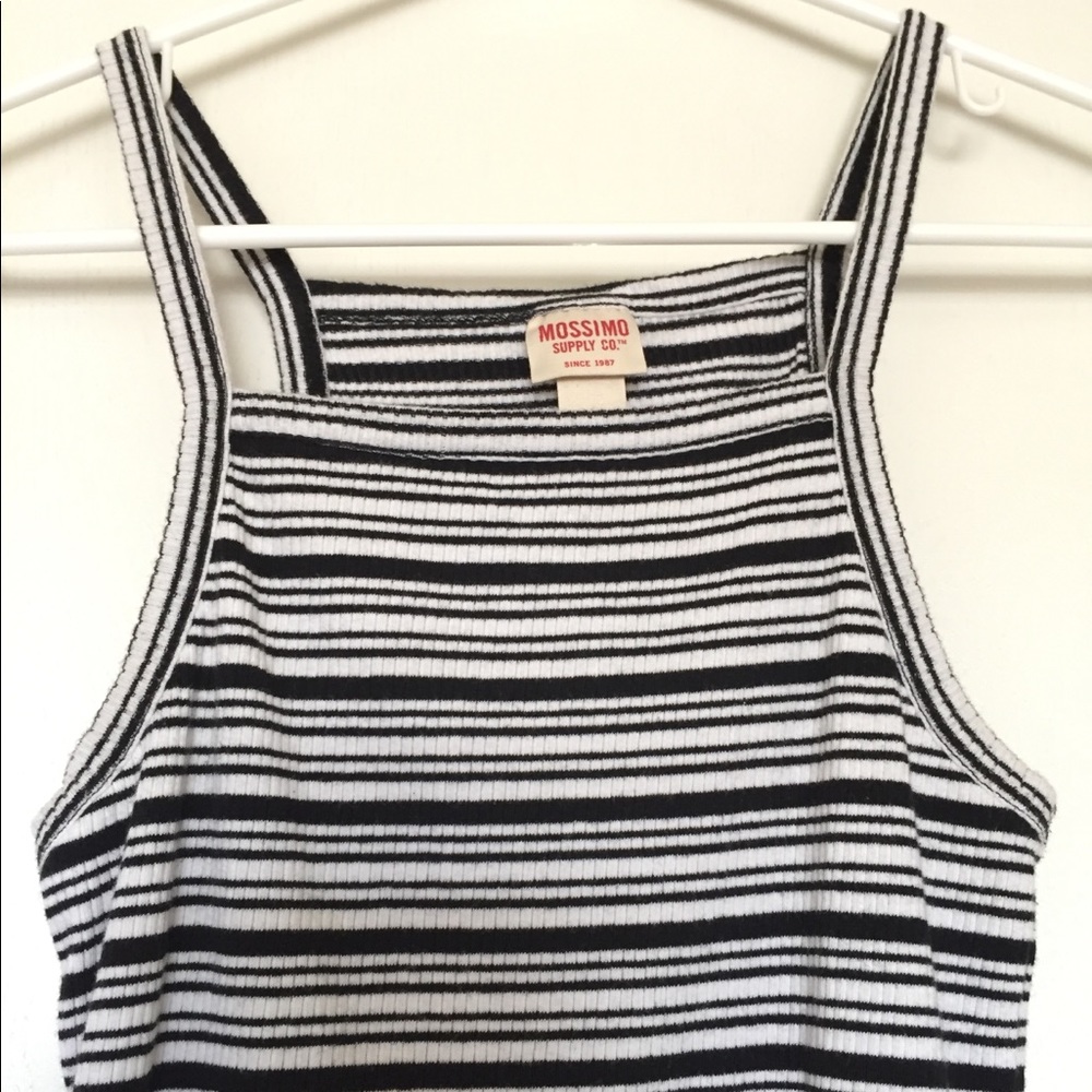 Black & White Striped Top